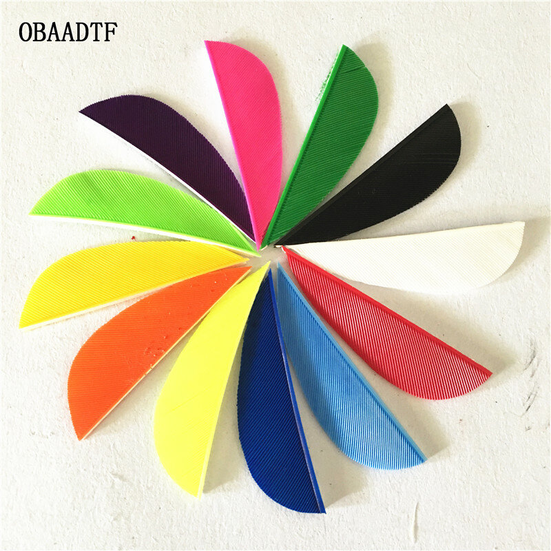 50Pcs Shield Water Drop 2inch Arrow Feather Turkey turkey feather arrow feather shooting outdoor sports accessories bow Vanes