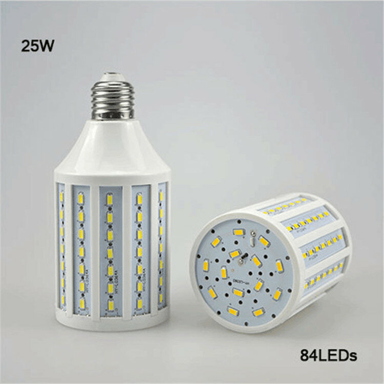 لمبة إضاءة LED بيضاء ، E27 B22 E14 ، 10W/12W/15W/25W/30W/40W/50W ، 5730 SMD ، 110V/ 220V AC/مصباح أبيض دافئ
