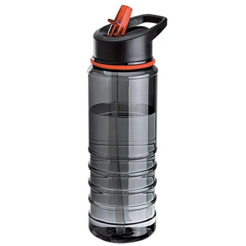 750ML 야외 물병 플립 트라이탄 빨대 음료 물병 자전거 음료 병 뚜껑 하이킹 캠핑 플라스틱 물컵