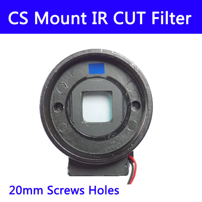 10 unidades/lotes CS Monte IR Cut filtro duplo filtro switcher para cctv AHD camera câmera IP dia/noite 20mm suporte de lente 7215