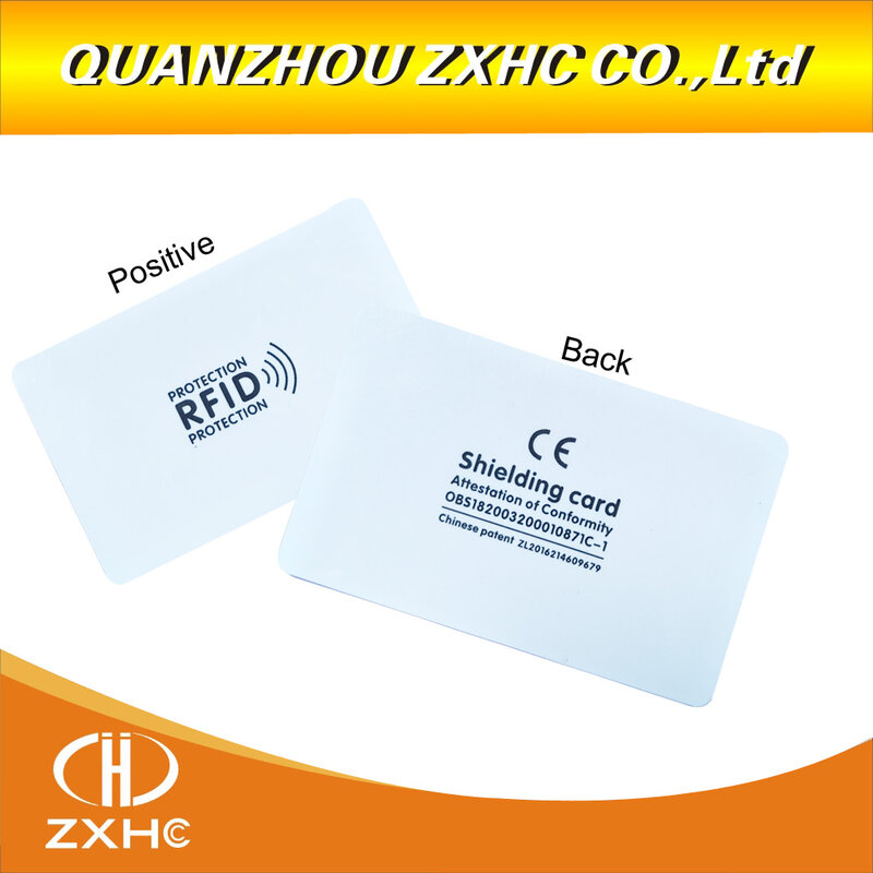 Carte de blindage anti-vol RFID, 1 pièce/lot, informations NFC, carte de blindage antivol, cadeau, Module de protection, carte de blocage antivol