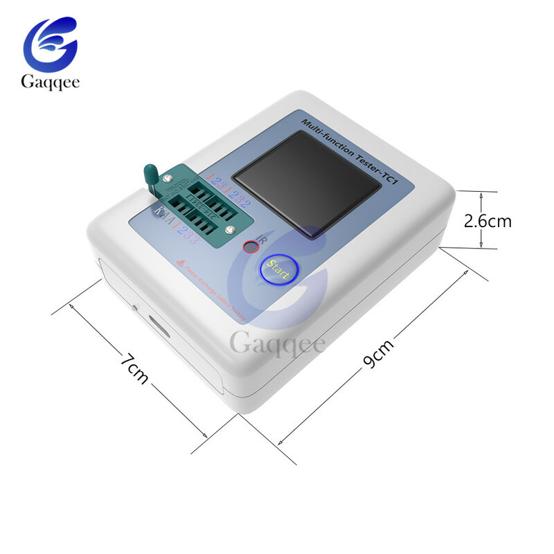 1.8 inch (160*128) Colorful Display Multi-functional TFT Backlight Transistor LCR-TC1 Tester for Diode Triode Capacitor Resistor
