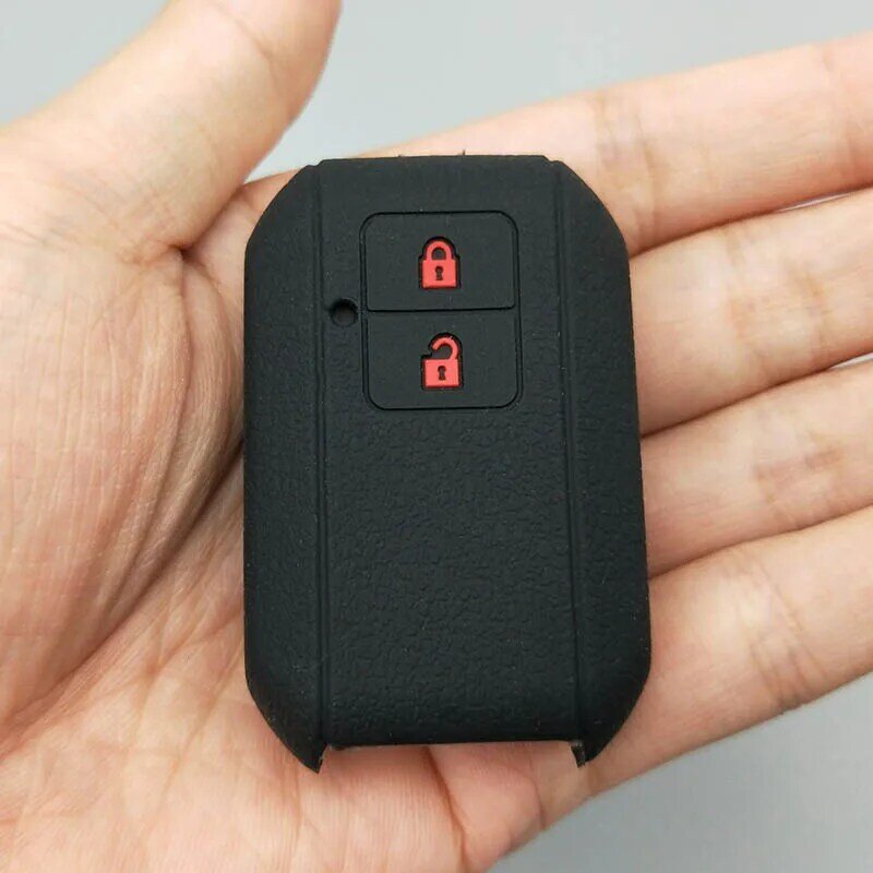 Capa para chave de carro suzuki 2017, chave de borracha com botão monopólio japonês tipo 3c 3 capa proteção escudo