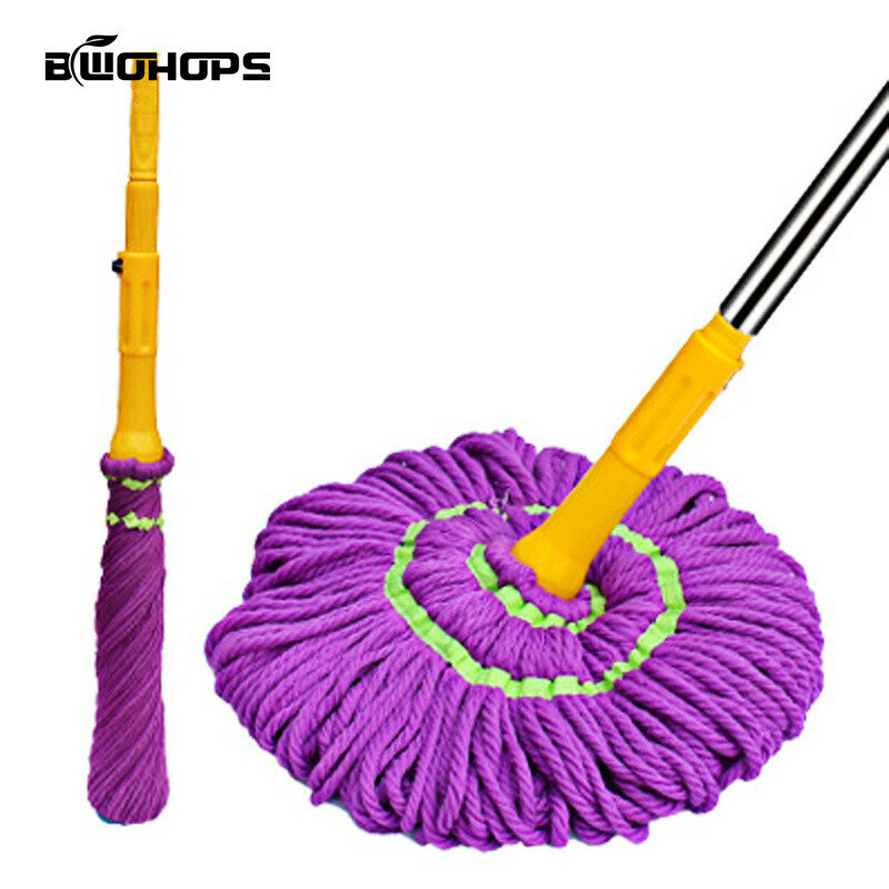 Twist The Water Mop Microfibre Flat Mop Rotated Spray Cloth Home Self Squeezing Flat Drag Lazy Floor Sweeper Double-sided Flat