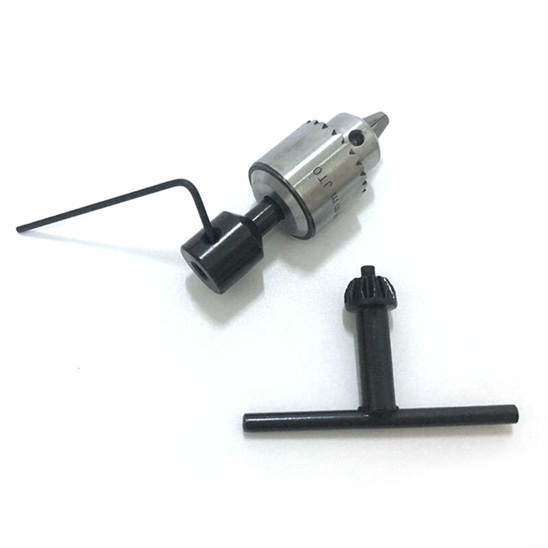 Mini Micro Electric Drill Chuck 0.3~4mm JT0 + Motor Shaft Connector 5mm