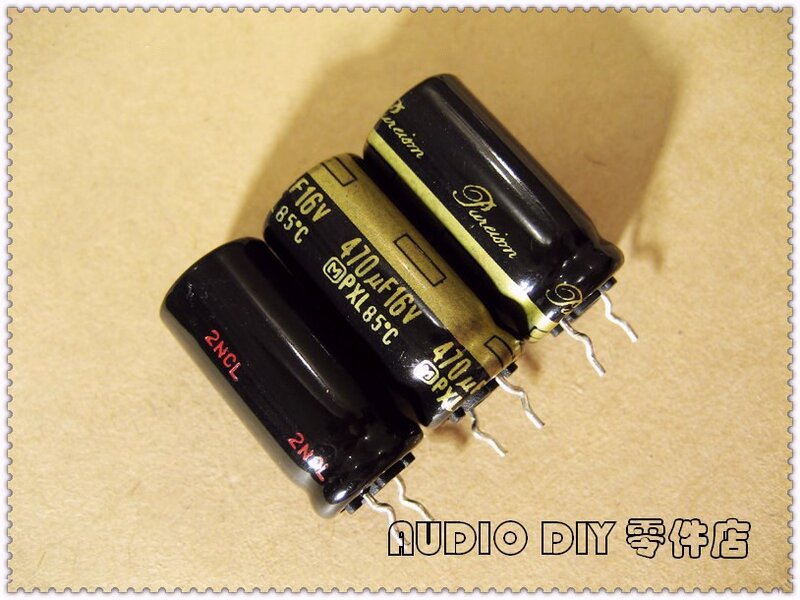 2 Pcs/10 Pcs Pureism (Pxl) Serie 470 Uf 16V 16v470uf Audio Elektrolytische Condensator