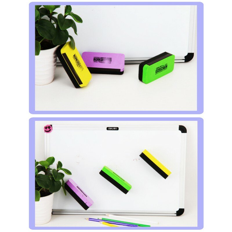 Pizarra de Color de alta calidad marcador con borrador, limpiador para escuela y oficina, Color al azar
