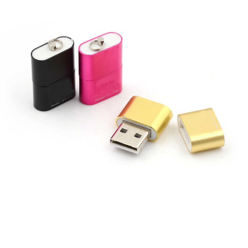 حجم صغير عالي السرعة USB 2.0 مايكرو SD TF T-Flash ذاكرة محوّل قارئ البطاقات للتابلت/الهواتف 480 Mbps USB 2.0 OTG محول