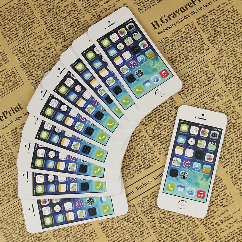 New Arrival Notes Sticky  Note Paper Cell Phone Shape Memo Pad Gift Office Supplies Memo Pads
