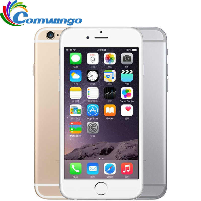 Unlocked Apple iPhone 6 Cell Phones 1GB RAM 16/64/128GB ROM 4.7'IPS GSM WCDMA 4G LTE mobile phone  iPhone6 Used Mobile Phone