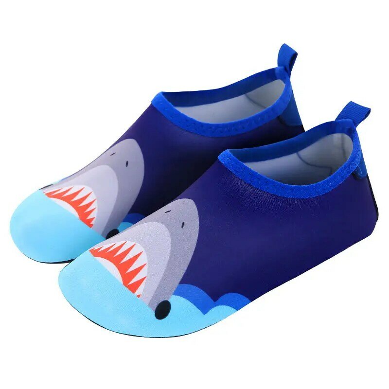 Zapatos de playa para niños y bebés, zapatilla de interior suave, calcetines de natación de esnórquel, zapatillas antideslizantes para el hogar