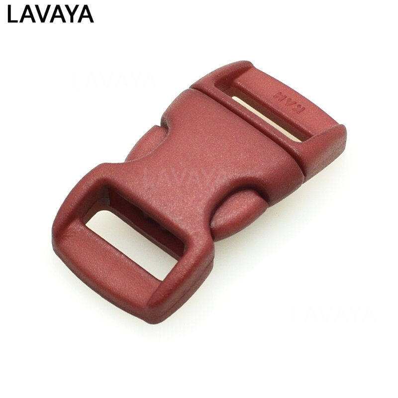 1pcs/pack 3/8"(10mm) Colorful Contoured Side Release Mini Buckles For Paracord Bracelet