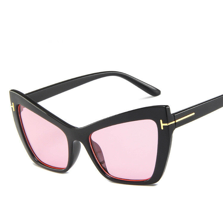 Gafas de sol con forma de ojo de gato para mujer, anteojos de sol femeninos de diseño Retro de marca, con UV400