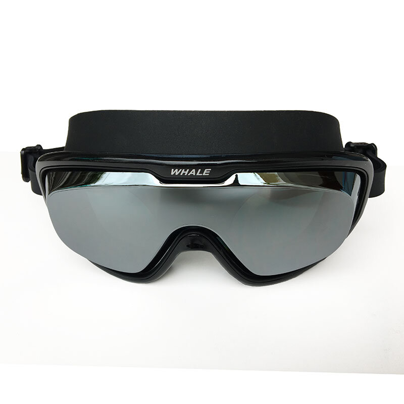 Óculos de natação para baleias, óculos de proteção para miopia-1.5 a-8 com suporte anti-neblina, proteção uv, dioptria adulto masculino e feminino