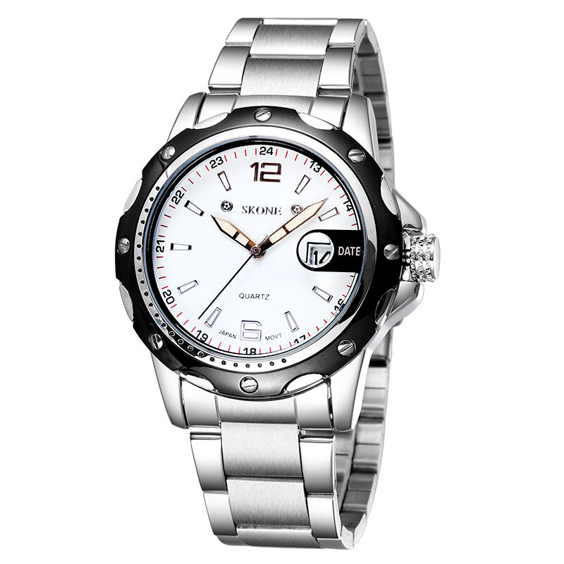 2019 Merk Mannen Mode Vrije Tijd Horloge Van Roestvrij Staal Horlogeband Waterdichte Multifunctionele Quartz Horloge Relogio Masculino