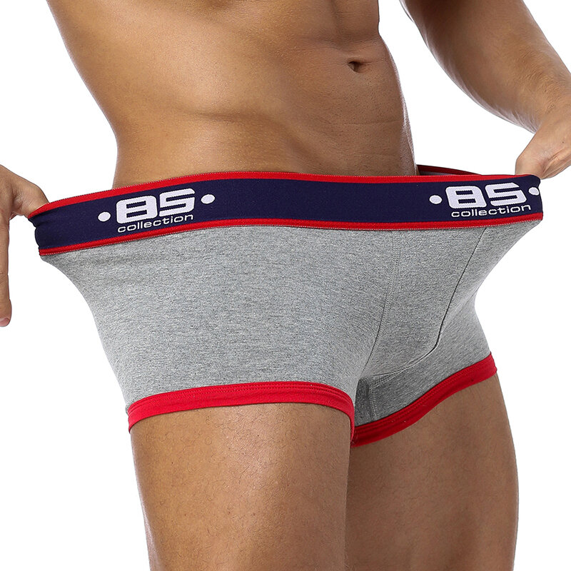ORLVS Brand Sexy Man Underwear Boxer Men Cotton Underpants Fashion Design Male Men comfortable panties shorts boxer