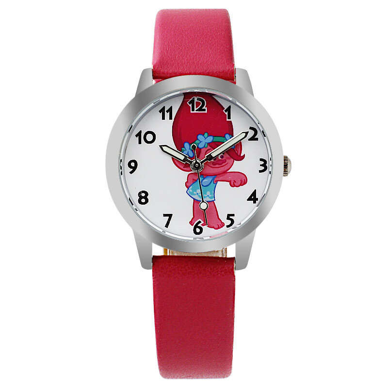 2019 Merk Kids Horloge Leuke Jongens Meisjes Quartz Horloge Kinderen Lederen Student Tijd Klok Horloge Geschenken relojes