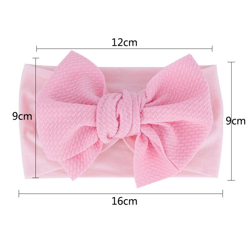 2020 Baby Material Baby Hat Accessories with Bow Knot Infant Beanie Solid Big Bowknot Cap for Girls Kid Hats