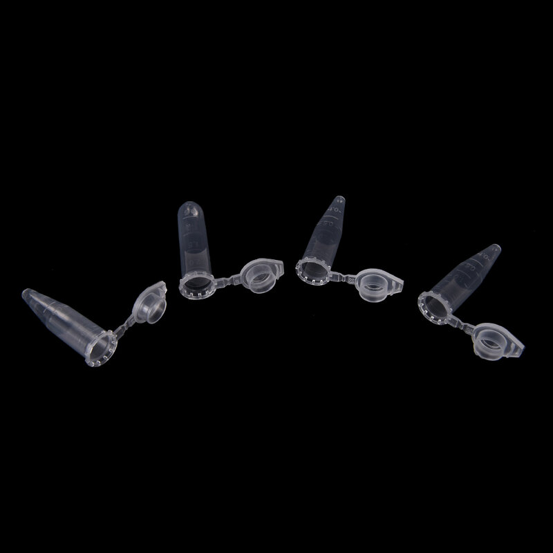 50 PCS 1.5ml Lab Clear Micro Plastic provetta centrifuga fiala Snap Cap contenitore per laboratorio campione forniture per laboratorio