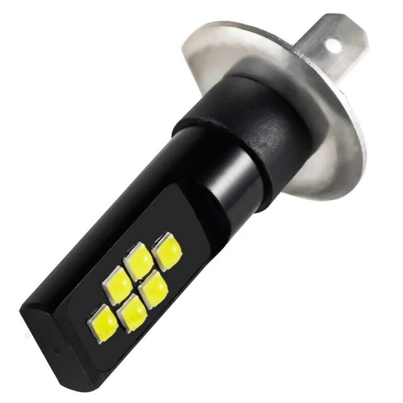 Lámpara LED antiniebla para conducción de coche, Bombilla antiniebla delantera blanca y amarilla, H1, H3, H7, H8, H9, H11, 9005, HB3, 9006, HB4, 881, 880, H27W, 2 piezas