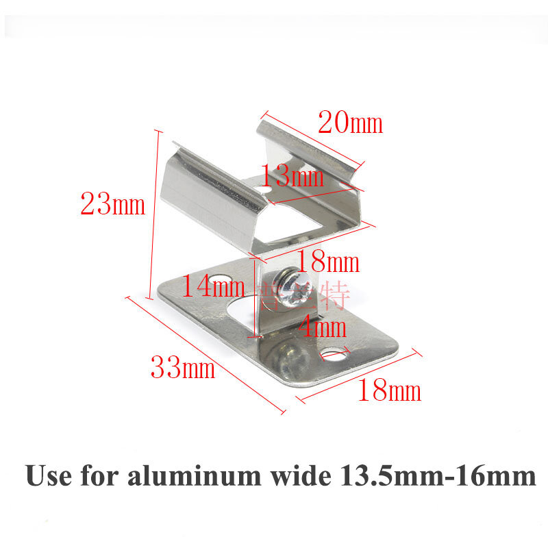 Rotate bracket for led strip  Rotate Mounting Bracket Fixing Clip For LED Strip Light with Screws  Mount Clip for Fix LED Strip