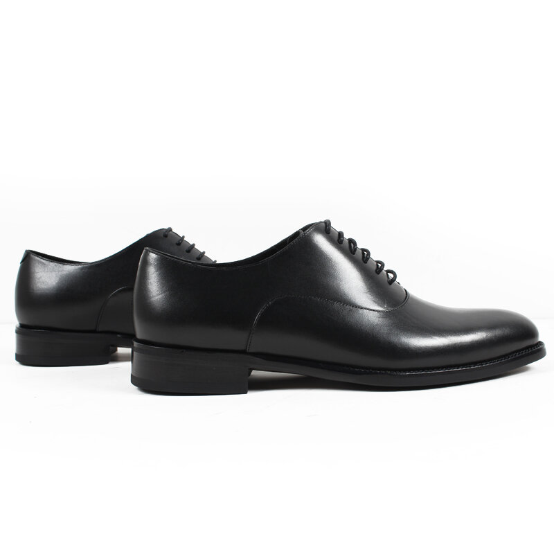 VIKEDUO fait à la main classique en cuir de vache véritable chaussures de haute qualité de luxe d'affaires bureau de mariage robe chaussure hommes Oxford chaussures