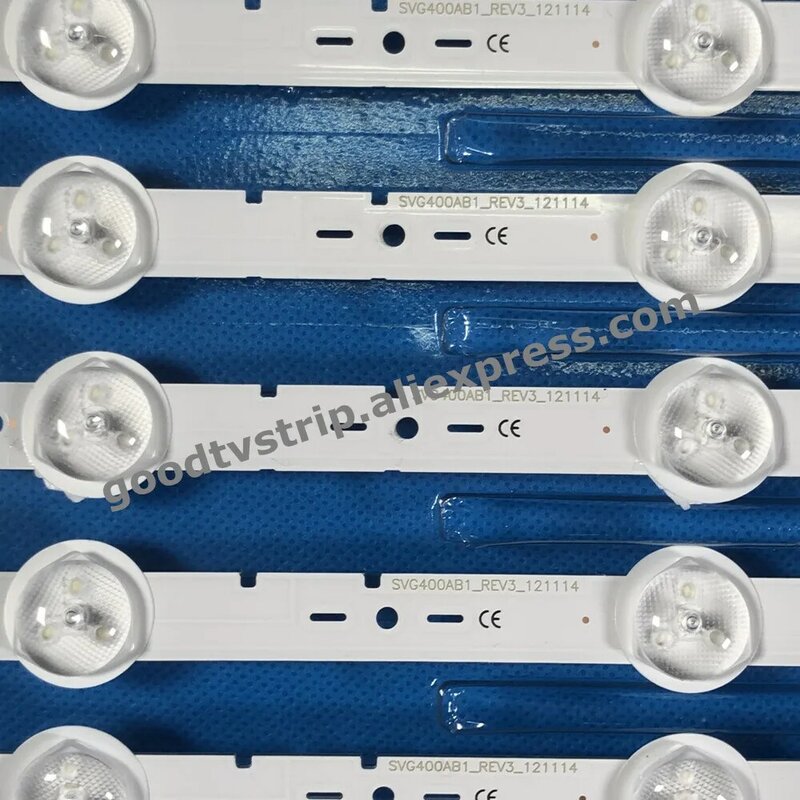 10 PCS/set LED backlight bar SVG400A81_REV3_121114 395mm 5 LEDs for KLV-40R470A KDL-40R450A