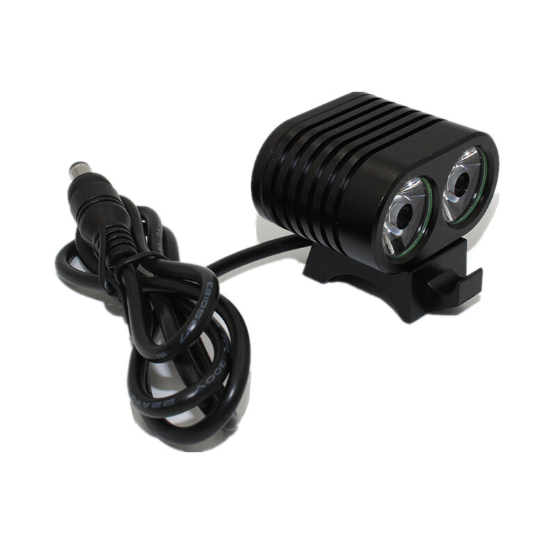 Rechargeable 2000LM 2x XML T6 LED Head Front Bicycle Light Bike Flashlight Torch for Outdoor Camping Cycling