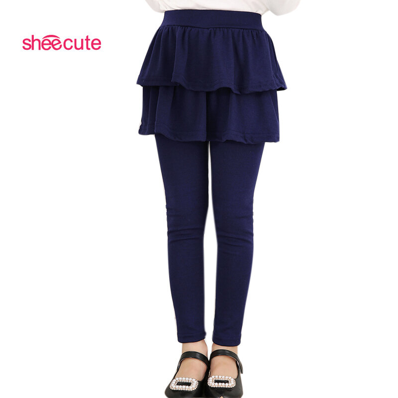 SheeCute-leggings para niña, falda de pastel, pantalones para bebé, leggings de 3 a 11 años, Q2306, novedad, primavera y otoño
