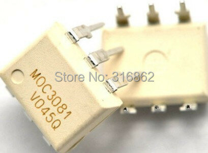 MOC3081 MOC 3081 dispositivos optoelectrónicos DIP-6 ROHS ORIGINAL de 20 unids/lote envío gratis