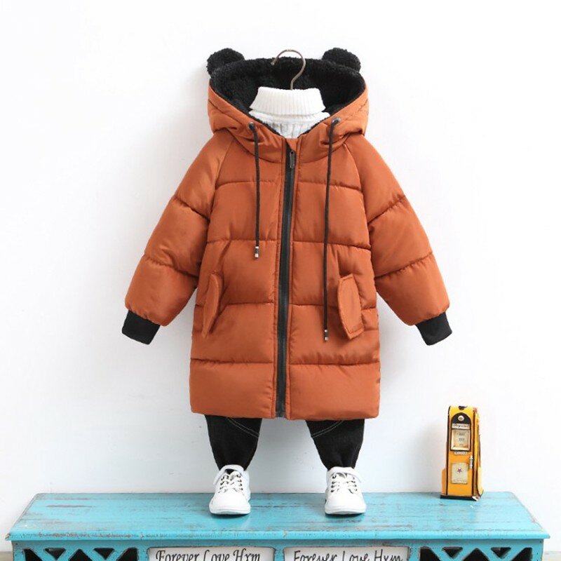 CROAL CHERIE 소녀 자켓 어린이 소년 코트 아동 겨울 아우터 및 코트 캐주얼 아기 소녀 의류 가을 겨울 파카