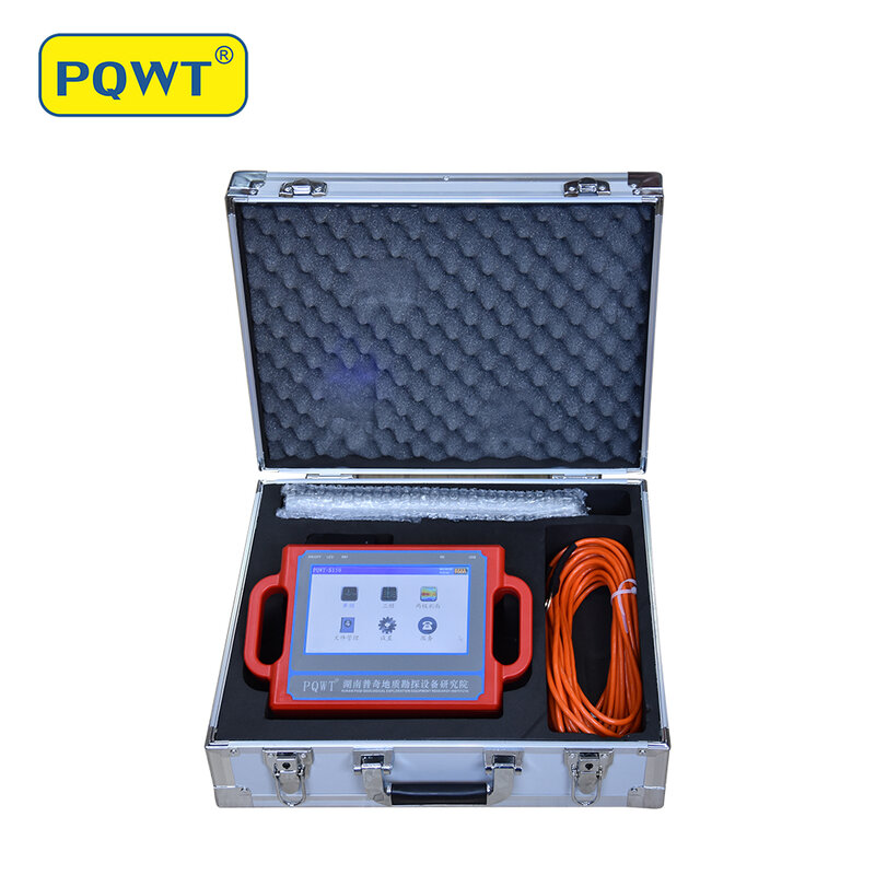 Pqwt s150 detector de água subterrânea detector de água fresca alta precisão mapeamento automático detector de água 150 metro