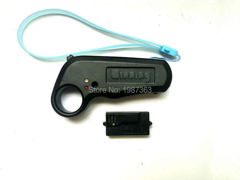 Mini controle remoto 100% original, bateria de lítio embutida com receptor para skateboard elétrico, 2.4ghz