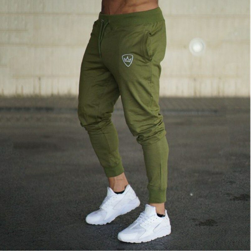 Pantalon à section mince pour hommes, survêtement décontracté, jogging, musculation, Fitness, temps limité, été, 2019