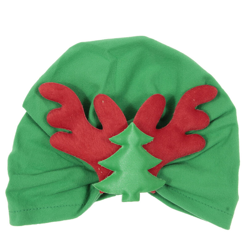 Baru Bayi Sorban Topi Katun Anak-anak Topi Beanie Top Knot Anak-anak Foto Natal Topi Topi Mandi Hadiah