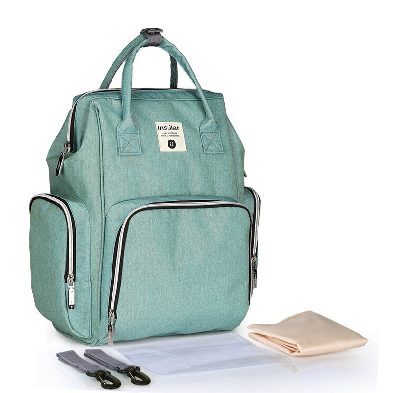 Вместительный дорожный рюкзак для мам, водонепроницаемая сумка для подгузников и Колясок для ухода за ребенком