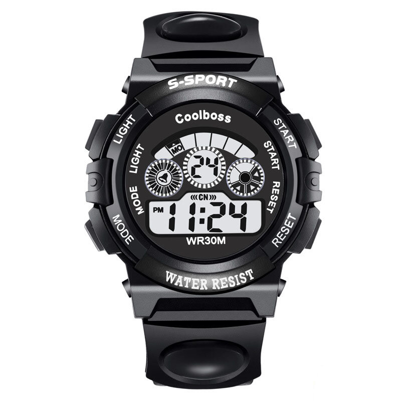 Luxury ยี่ห้อกีฬาซิลิโคนดิจิตอล LED Quartz นาฬิกาผู้ชายแฟชั่นสร้อยข้อมือนาฬิกาข้อมือนาฬิกาข้อมือนา...