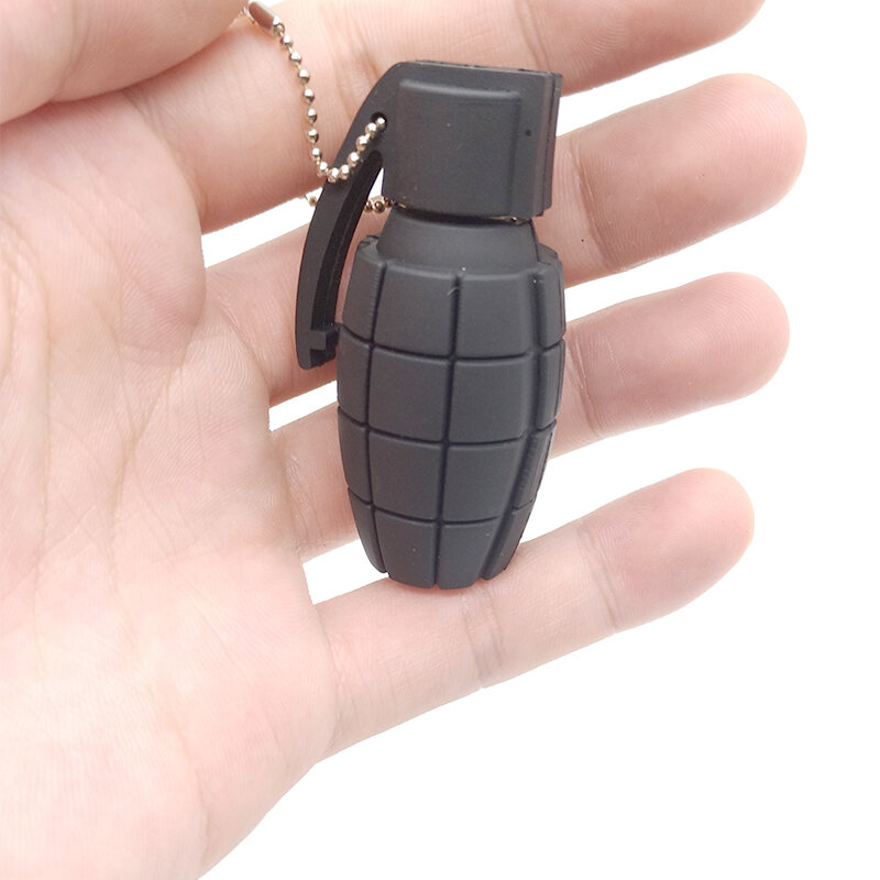 Mini pendrive retrô com granadas, pendrive usb 2.0 de 64gb, 16gb e 32gb