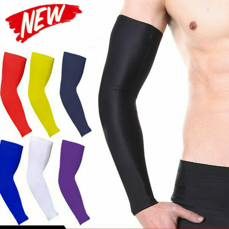 Sport Solid Color Hiking Bike Sleeve cover Cycling Arm Warmers Running Sleevelet