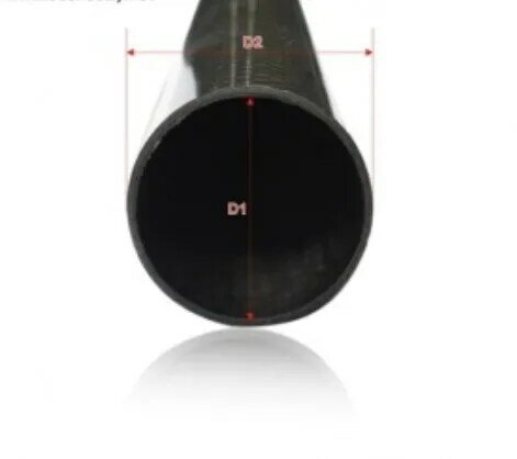 Tubo de rolo de fibra de carbono de 22*20*1000mm (promoção) para avião rc