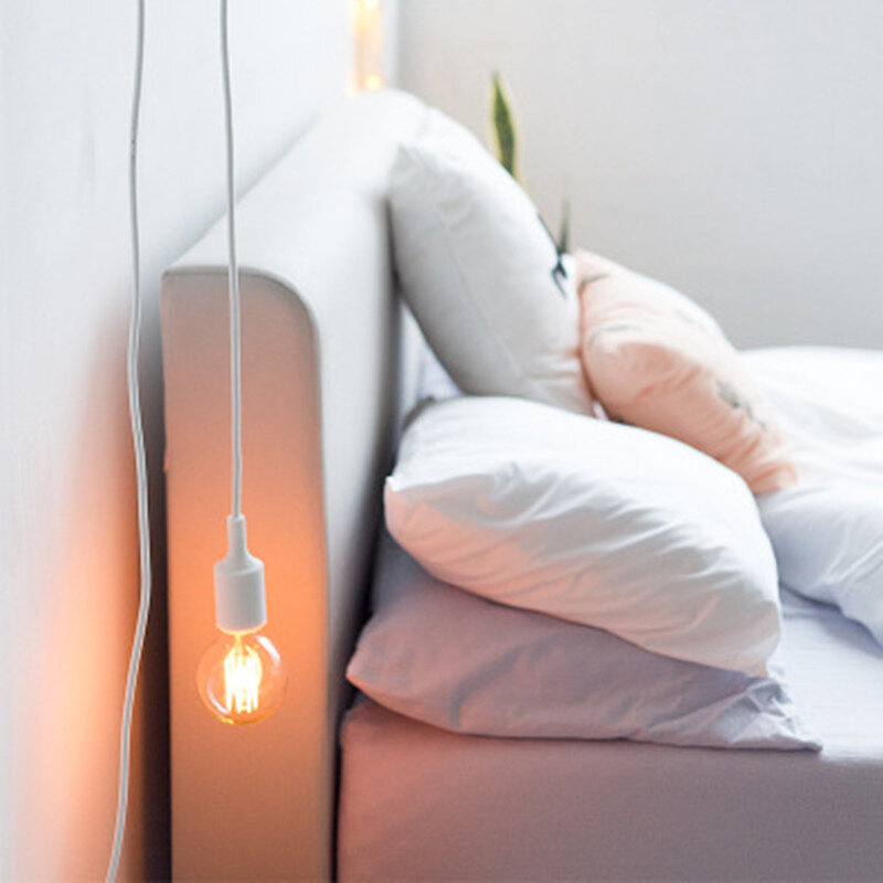 レトロなスタイルの電球,モダンなベッドサイドランプ,220V,寝室とリビングルームの装飾