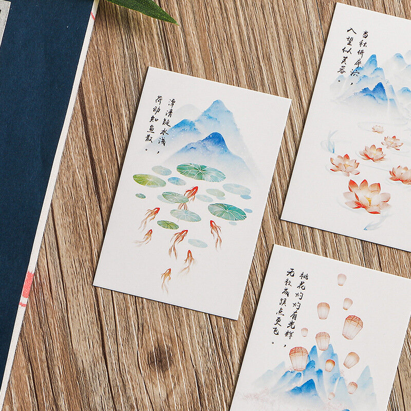 28 Sheets/Set Novelty Garden Flower Series Lomo Card/Greeting Postcard/Birthday Letter Envelope Gift Card