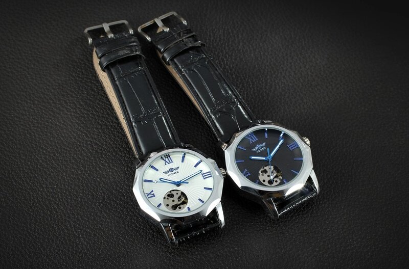 Vencedor 2019 luxo marca superior masculino relógios de pulso mecânico automático moda casual negócios presentes horloges mannen