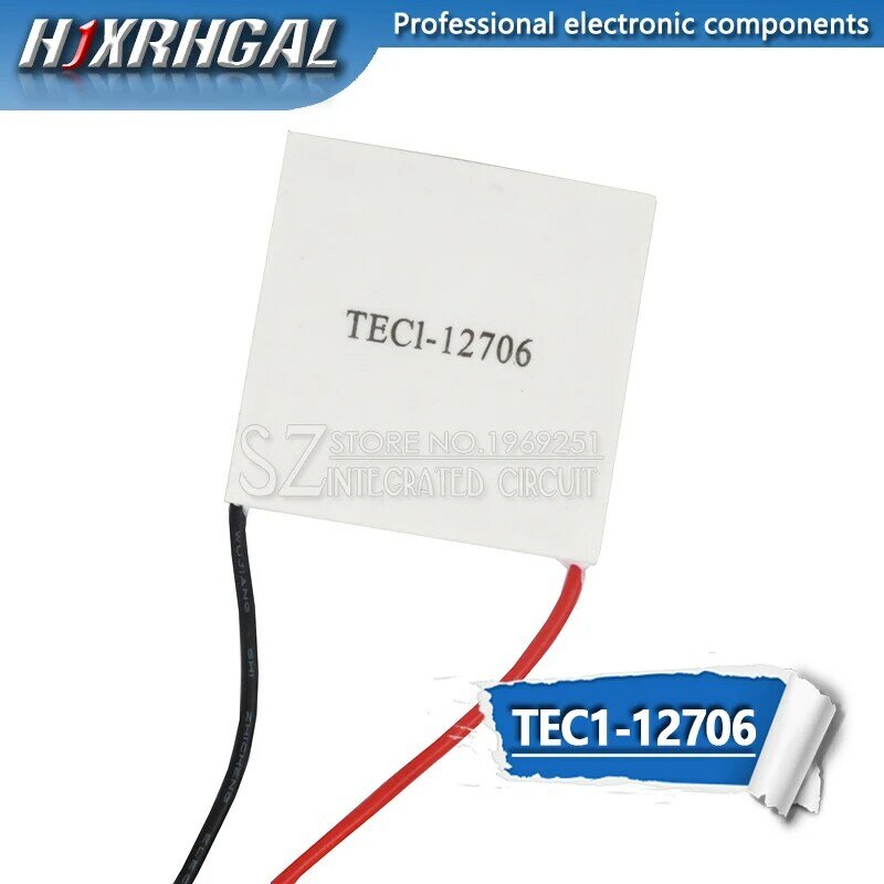 1PCS TEC1-12706 열 전기 쿨러 펠티어 요소 모듈 40*40mm 12706