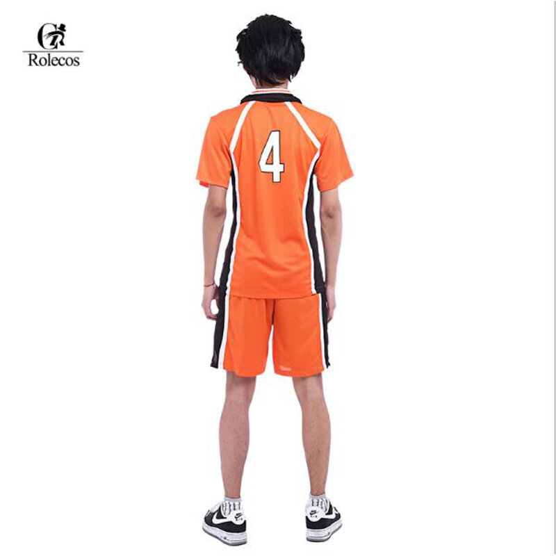Costume de Cosplay Club de volley-ball de l'école secondaire, dessin animé Karasuno, Haikyuu, vêtements de sport, tendance nouveauté Uniforme pour maillots à 9 caractères