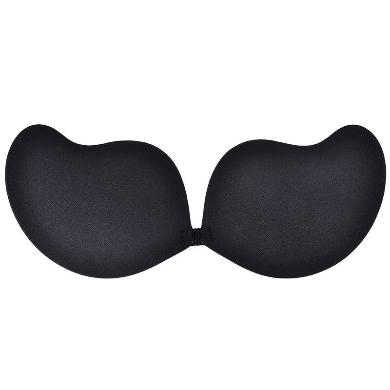 Deruilady adesivo invisível sutiãs para mulher lingerie sexy sem costura silicone pegajoso bralette strapless fechamento frontal push up bra