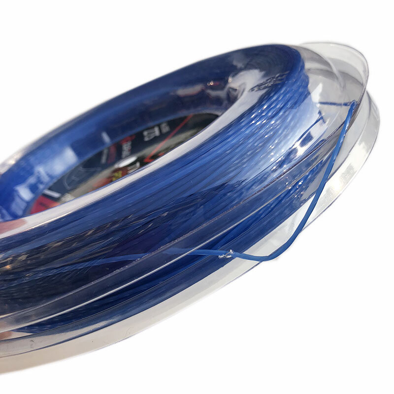 1 Reel สีฟ้าของแท้ใหม่ ZARSIA สีดำ Twist สตริงเทนนิสเทนนิส,Made In Taiwan,hexaspin Twister โพลีเอสเตอร์ Strings