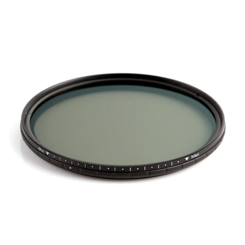 2022.72Mm Siêu Mỏng ND2-400 Ví Da Cá Biến Mật Độ Trung Tính ND Filter 72 Mm Cho Máy Ảnh DSLR Ống Kính Có Thể Điều Chỉnh ND2 ND4 ND8 để ND400