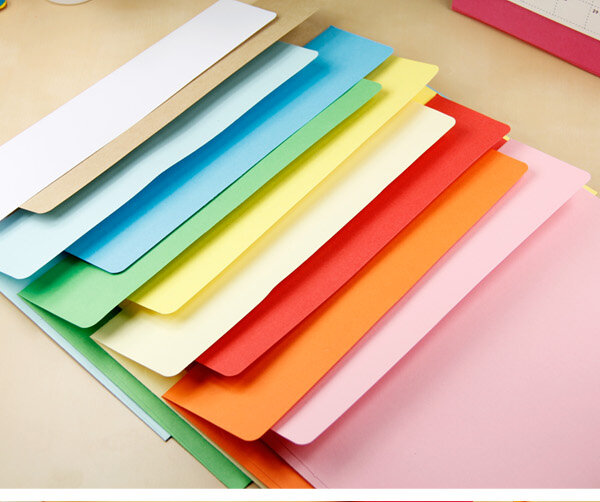 7# Paper Envelope 230x162 mm 160GMS Western-style Color Envelope 100PCS