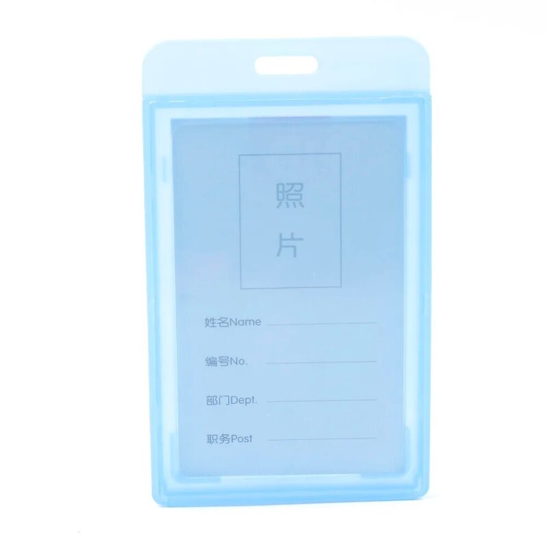 Nouveau paquet Durable de porte-cartes d'identité en plastique dur 1PC, porte-Badge pour carte d'identité de Bus